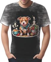 Camiseta Camisa Tshirt Chefe Pitbull Cozinheiro Cozinha 2