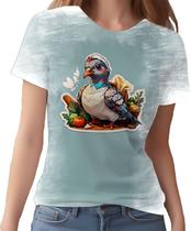 Camiseta Camisa Tshirt Chefe Pombo Cozinheiro Cozinha 2