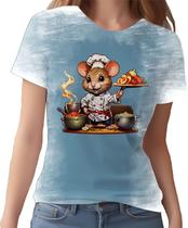 Camiseta Camisa Tshirt Chefe Rato Cozinheiro Cozinha 2