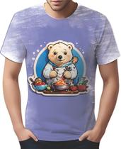 Camiseta Camisa Tshirt Chefe Urso Cozinheiro Cozinha HD 1