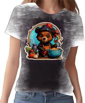 Camiseta Camisa Tshirt Chefe Urso Cozinheiro Cozinha HD 9