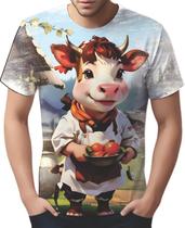Camiseta Camisa Tshirt Chefe Vaquinha Cozinheira Cozinha 6 Camiseta Camisa Tshirt Chefe Vaquinha Cozinheira Cozinha 6