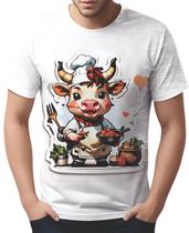 Camiseta Camisa Tshirt Chefe Vaquinha Cozinheira Cozinha 7