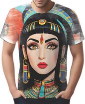 Camiseta Camisa Tshirt Cleopatra Pop Art Egito Egipcia HD 2