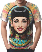 Camiseta Camisa Tshirt Cleopatra Pop Art Egito Egipcia HD 3