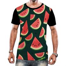 Camiseta Camisa Tshirt Coleção de Frutas Melancias Melão 5