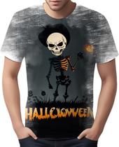 Camiseta Camisa Tshirt Halloween Esqueletos Caveiras HD 12