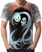Camiseta Camisa Tshirt Halloween Fantasma Assombrações 13 Camiseta Camisa Tshirt Halloween Fantasma Assombrações 13