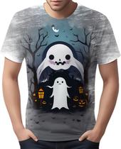 Camiseta Camisa Tshirt Halloween Fantasma Assombrações 9 Camiseta Camisa Tshirt Halloween Fantasma Assombrações 9