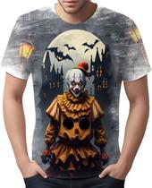 Camiseta Camisa Tshirt Halloween Palhaço Assustador Terror 0