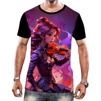 Camiseta Camisa Tshirt Instrumento Corda Violinos Melodia 4