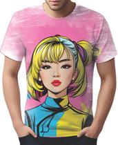 Camiseta Camisa Tshirt K-pop Moda Coreana Pop Art Ásia 17 Camiseta Camisa Tshirt K-pop Moda Coreana Pop Art Ásia 17