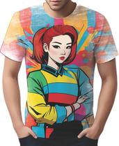 Camiseta Camisa Tshirt K-pop Moda Coreana Pop Art Ásia 18 Camiseta Camisa Tshirt K-pop Moda Coreana Pop Art Ásia 18