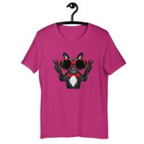 Camiseta Camisa Tshirt Masculina - Bulldog Love Glasses