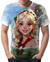 Camiseta Camisa Tshirt Natal Festas Elfa Duende Neve HD 4 Camiseta Camisa Tshirt Natal Festas Elfa Duende Neve HD 4