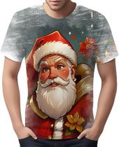 Camiseta Camisa Tshirt Natal Festas Papai Noel Trenó Neve 3