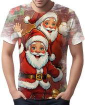 Camiseta Camisa Tshirt Natal Festas Papai Noel Trenó Neve 5