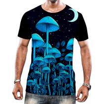 Camiseta Camisa Tshirt Natureza Cogumelos Psicodélica HD 13