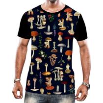 Camiseta Camisa Tshirt Natureza Cogumelos Psicodélica HD 8