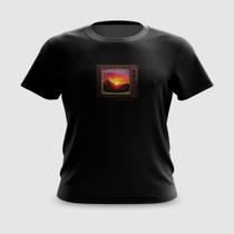 Camiseta Camisa Tv Vintage Pôr do Sol