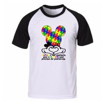 Camiseta camisa unissex criança autista espectro autismo