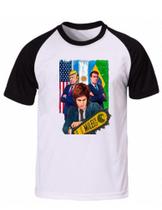 Camiseta camisa unissex milei Trump presidente direita Camiseta camisa unissex milei Trump presidente direita