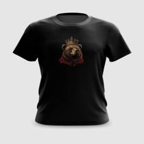 Camiseta Camisa Urso Rei Coroa