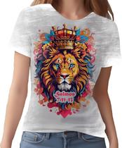 Camiseta Camisa Versiculo Leão de Judá Salmos Jesus Deus 4