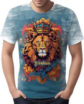 Camiseta Camisa Versiculo Leão Yeashua Deus Leão Jesus 1