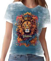 Camiseta Camisa Versiculo Leão Yeashua Deus Leão Jesus 2