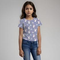 Camiseta Camiseta Infantil Adulto Coelho Feliz Pascoa Ovo Camiseta Camiseta Infantil Adulto Coelho Feliz Pascoa Ovo