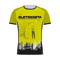 Camiseta Camista Uniforme Eletricista Geral Proteção UV Camiseta Camista Uniforme Eletricista Geral Proteção UV