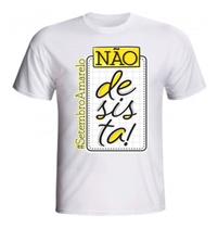 Camiseta Campanha Contra Suicidio Setembro Amarelo