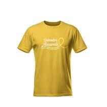 Camiseta Campanha Setembro Amarelo Malha Fria Antipilling Camiseta Campanha Setembro Amarelo Malha Fria Antipilling