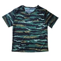 Camiseta Camuflada Infantil Juvenil Exército Militar Soldado