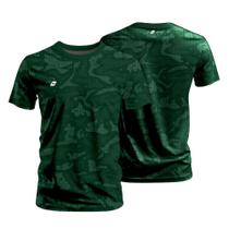 Camiseta Camuflada Masculina Dry Fit Leve Treino Academia Corrida Trilha