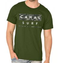 Camiseta Canal CNL Verde Militar Camuflada - Canal Surf