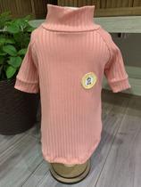 Camiseta Canelada Rose para cachorro e gato