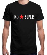 Camiseta Cantor Jão Super Turnê Camisa Masculina Algodão