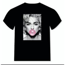 Camiseta Cantora Madonna Turnê Brasil Camisa Unissex