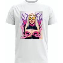 Camiseta Cantora Madonna Turnê Brasil Camisa Unissex Camiseta Cantora Madonna Turnê Brasil Camisa Unissex