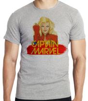 Camiseta Capitã Marvel Blusa criança infantil juvenil adulto camisa tamanhos Camiseta Capitã Marvel Blusa criança infantil juvenil adulto camisa tamanhos