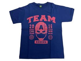 Camiseta Capitão América Blusa Adulto Unissex Super Herói Fl4418 BM Camiseta Capitão América Blusa Adulto Unissex Super Herói Fl4418 BM