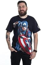 Camiseta Capitão America Infantil-Píticas