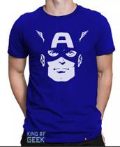 Camiseta Capitão América Retrô Blusa Vingadores Filme