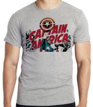 Camiseta Capitão América Super Herói Blusa criança infantil juvenil adulto camisa tamanhos Camiseta Capitão América Super Herói Blusa criança infantil juvenil adulto camisa tamanhos
