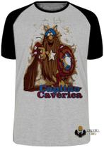 Camiseta Capitão Cavérica Blusa Plus Size extra grande adulto ou infantil