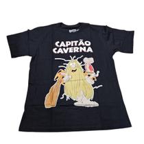 Camiseta Capitão Caverna Cartoon Desenho Antigo Blusa Adulto Unissex Mr1368