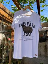 Camiseta capivara branca unissex