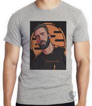 Camiseta Captain Chris Evans Blusa criança infantil juvenil adulto camisa todos tamanhos Camiseta Captain Chris Evans Blusa criança infantil juvenil adulto camisa todos tamanhos